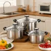 Conjunto de utensilios de cocina multifuncional conjunto de utensilios de cocina para uso doméstico sopa y fritura olla y olla combinación resistente al calor durable utensilios de cocina prácticos caja de regalo HR166-1 Item Picture